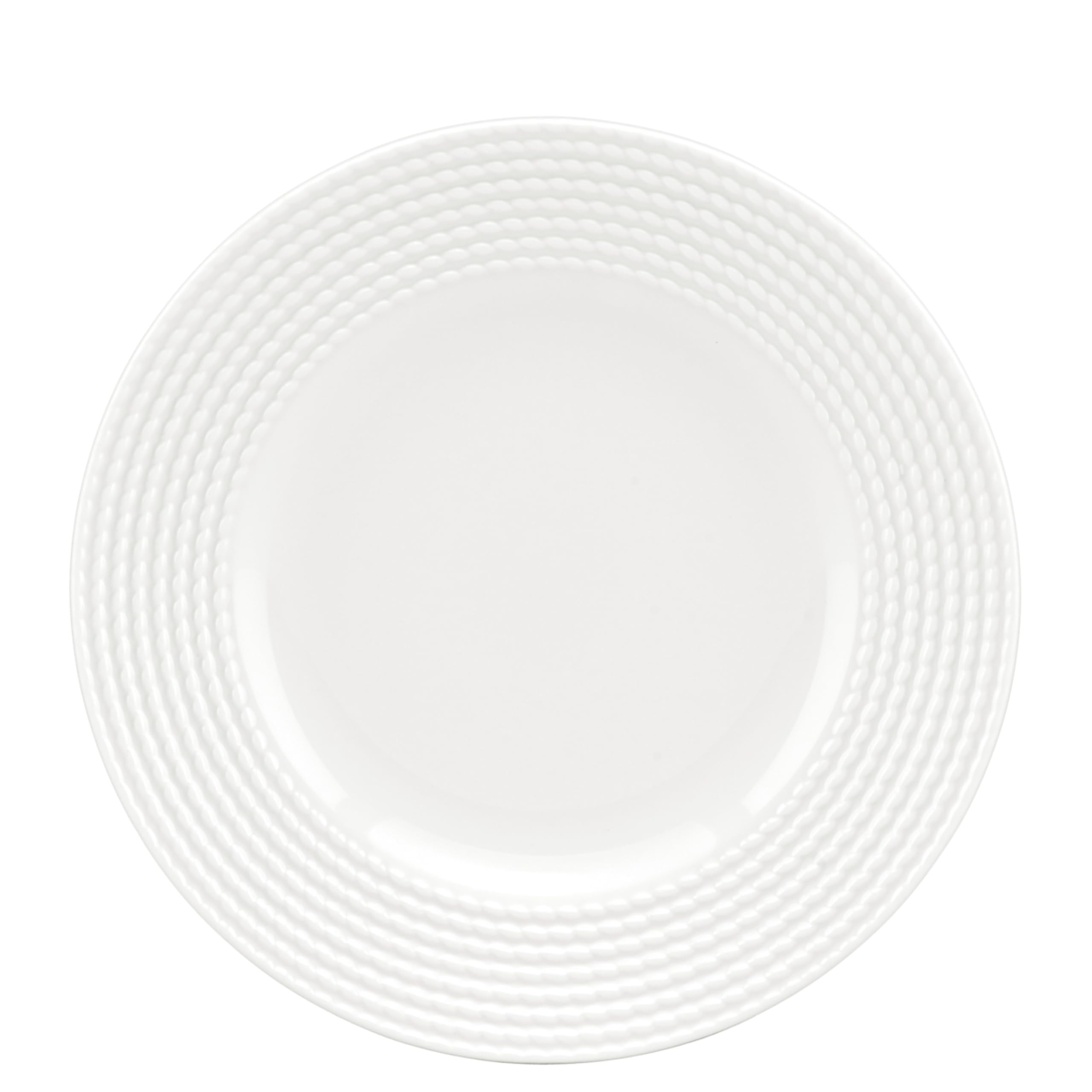 Kate Spade New York Wickford Accent Plate, 1.15 LB, White