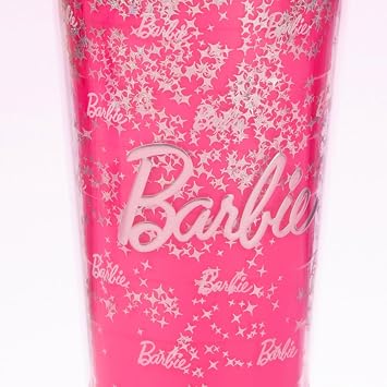 MINISO Barbie Collection Double Wall Plastic Cup with Straw 20 oz BPA Free Clear Tumbler with Lid Perfect for girls On the Go