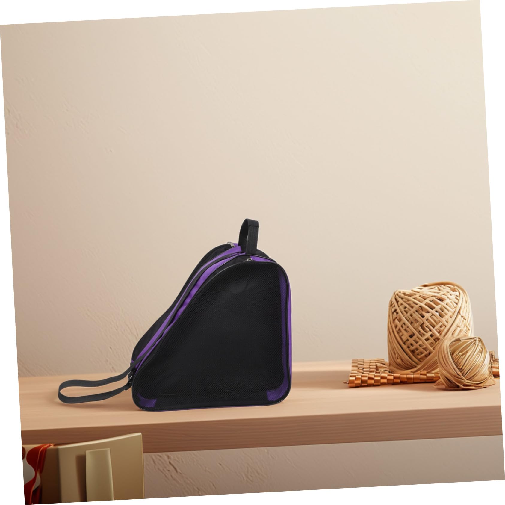 SUPVOX Borsa per Pattini a Rotelle 2 Pezzi in Oxford, Capiente | Design Multistrato, Uso Outdoor, per Scarpe da Pattinaggio e Stivali da Pioggia