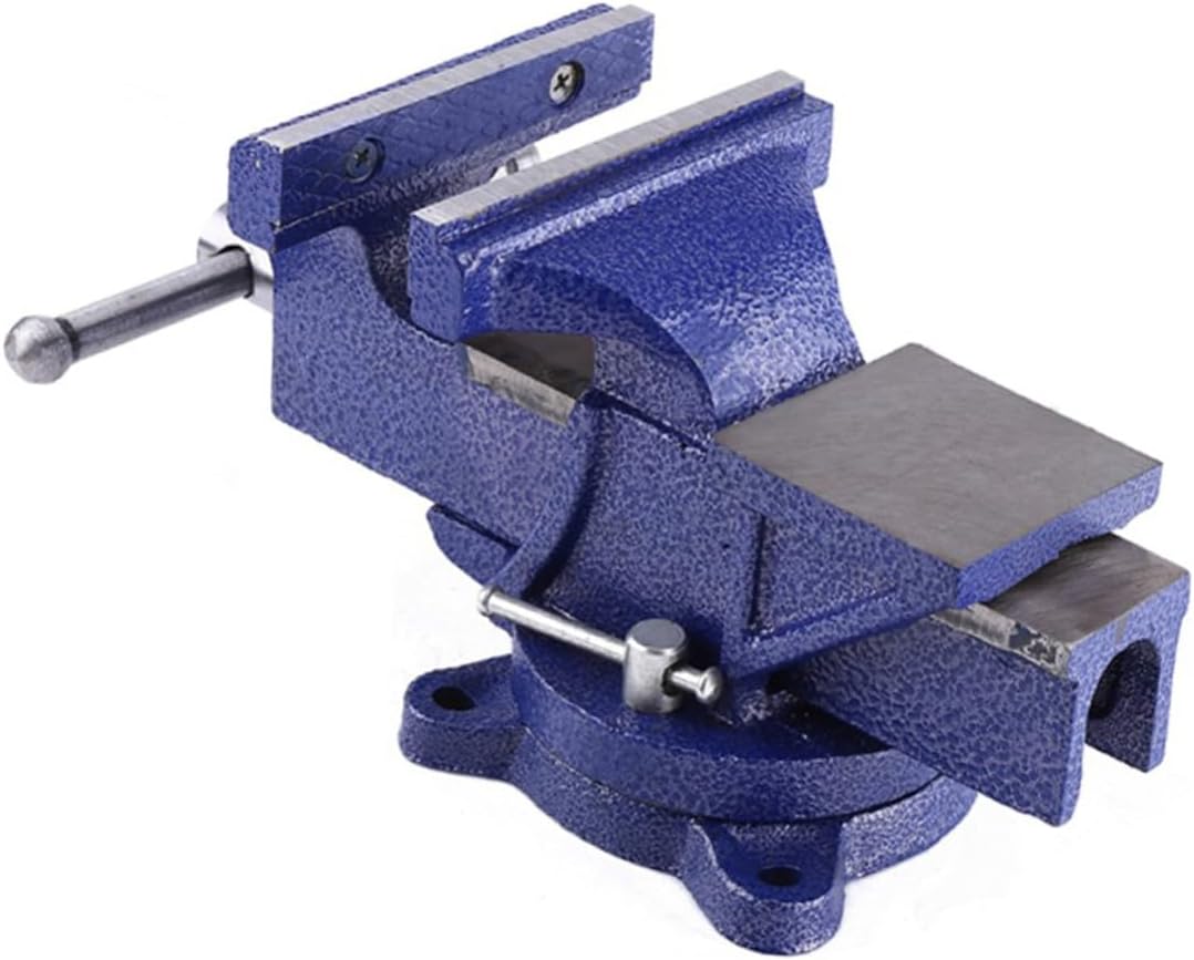 Veemoon Heavy Duty 6-inch Steel Bench Vise Clamp 12kg Workbench Vise for Woodworking DIY Craft and Carving Tools