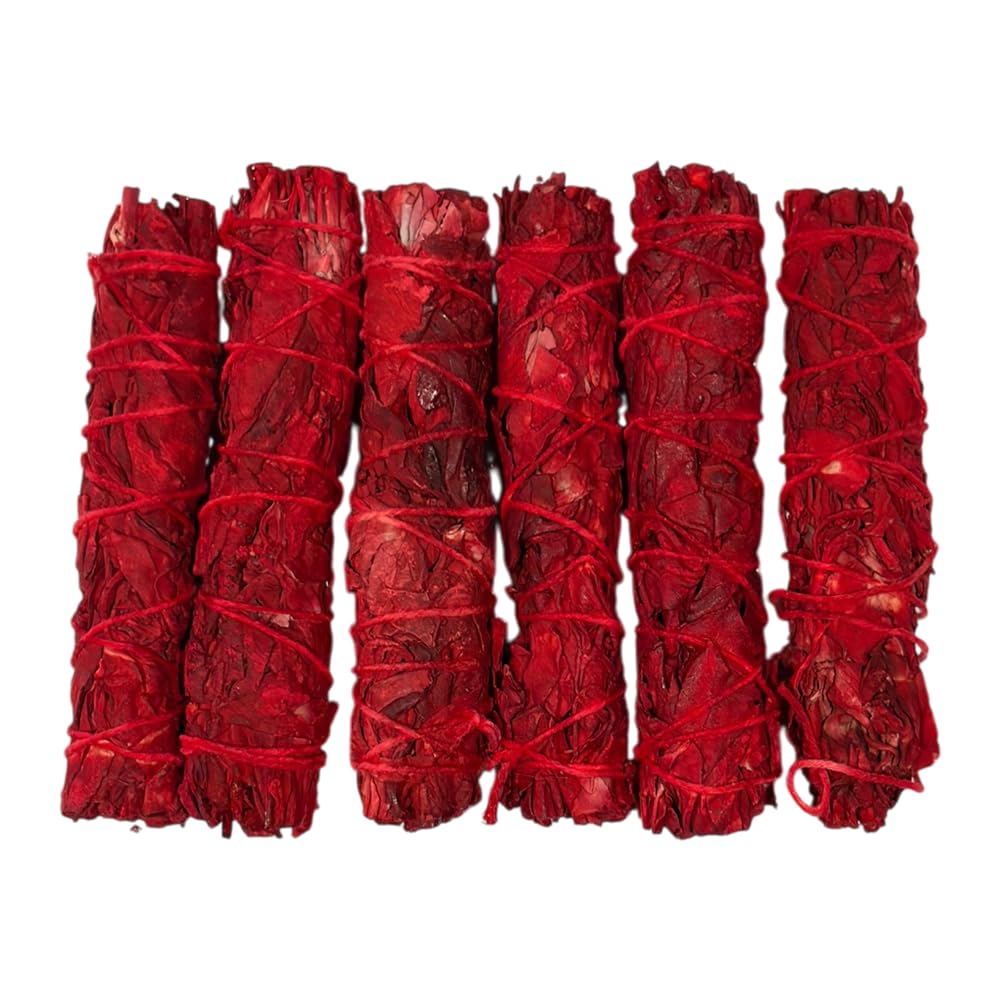 Slimline Smudge Stick, Dragon's Blood 4", Pack of 6