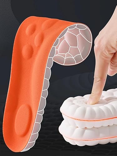 Semelles de sport en latex avec coussinets souples, haute élasticité, déodorants, respirantes pour chaussures