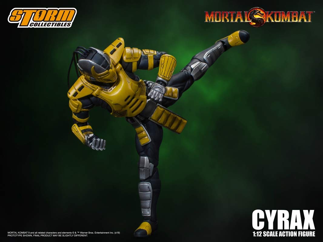 【開封済み】モータルコンバット アクションフィギュア サイラックス モータルコンバット 1/12 アクションフィギュア サイラックス
