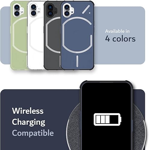 Miniatura 8 de TUDIA SKN - Funda para teléfono (1) de ajuste resistente, a prueba de golpes, anti-amarilleamiento, agarre delgado, poliuretano termoplástico