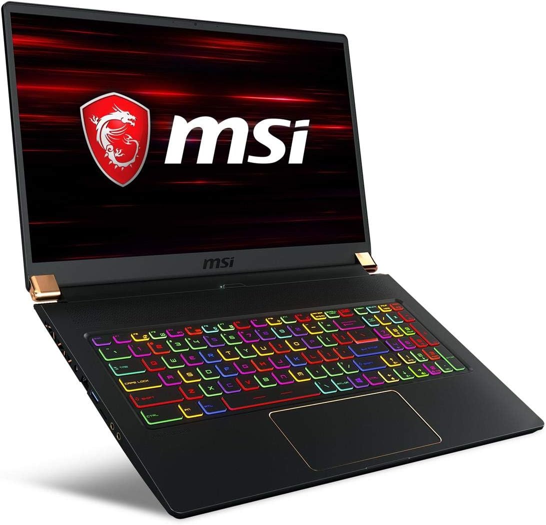 MSI GS75 Stealth 10SF-609 17.3" 240Hz Ultra Thin and Light Gaming Laptop Intel Core i7-10875H RTX2070 32GB 512GB NVMe SSD Win10PRO VR Ready