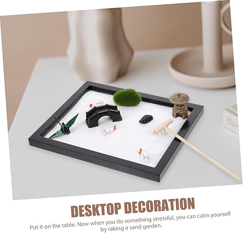 Miniatura 9 de Totority Decoración de mesa de arena de playa, regalo de mariposas decorativas para oficina, accesorios de escritorio, kit de adornos en miniatura,