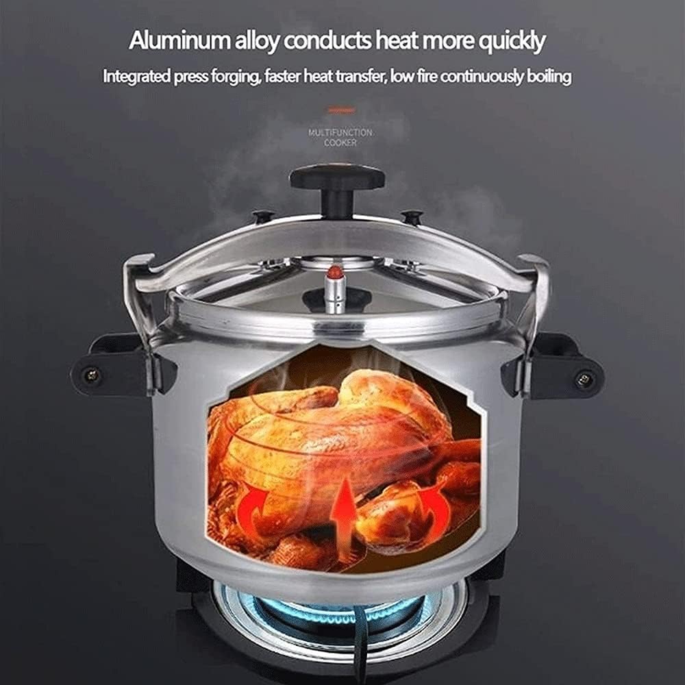 3L-80L Commercial Large-capacity Explosion-proof Pressure Cooker, Home Kitchen, Outdoor Camping Induction Cooker Gas General Pressure Cooker (Size : 25L)