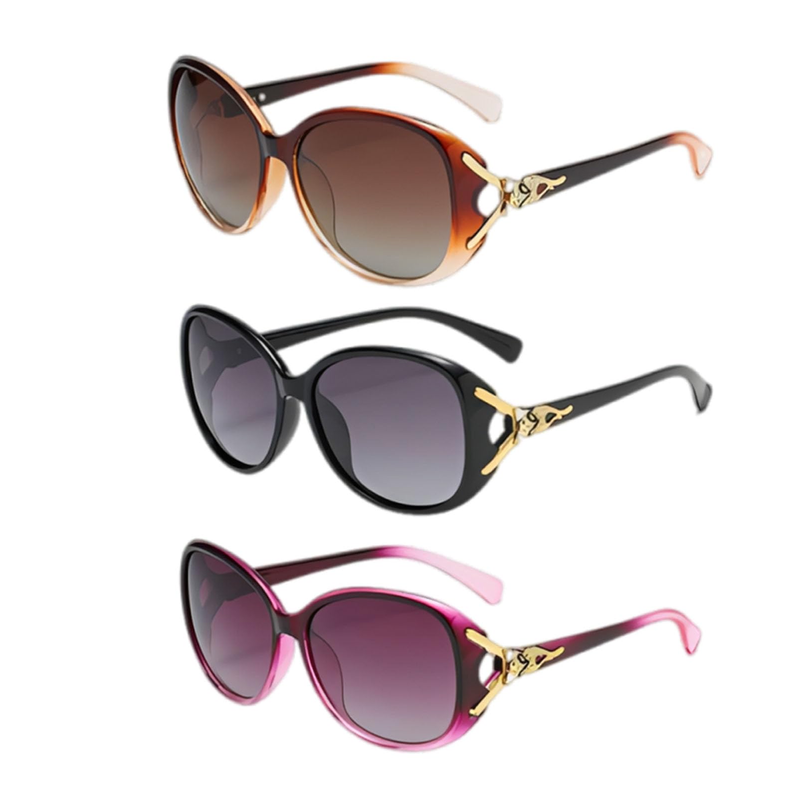 3 Sunglasses for Women Stylish, Goggles for Women Sun Glasses, Sun Protection for Daily Outdoor Activities, Fashion Accessories for Various Face Types-picture-35
