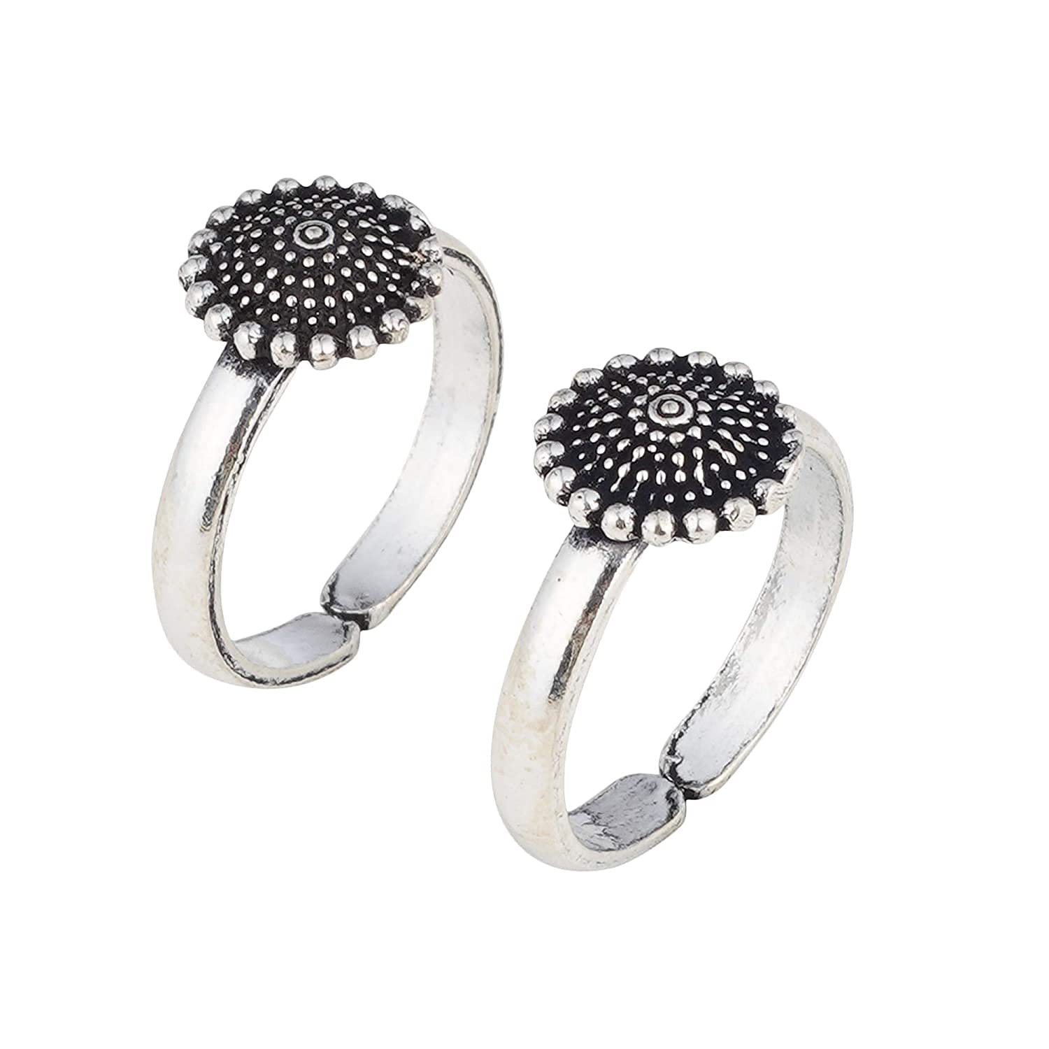 DHRUVS COLLECTION 925 Pure Sterling Oxidized Silver Toe Ring/Bichhiya For Girls & Women (B0965L246F) Amazon Price History, Amazon Price Tracker