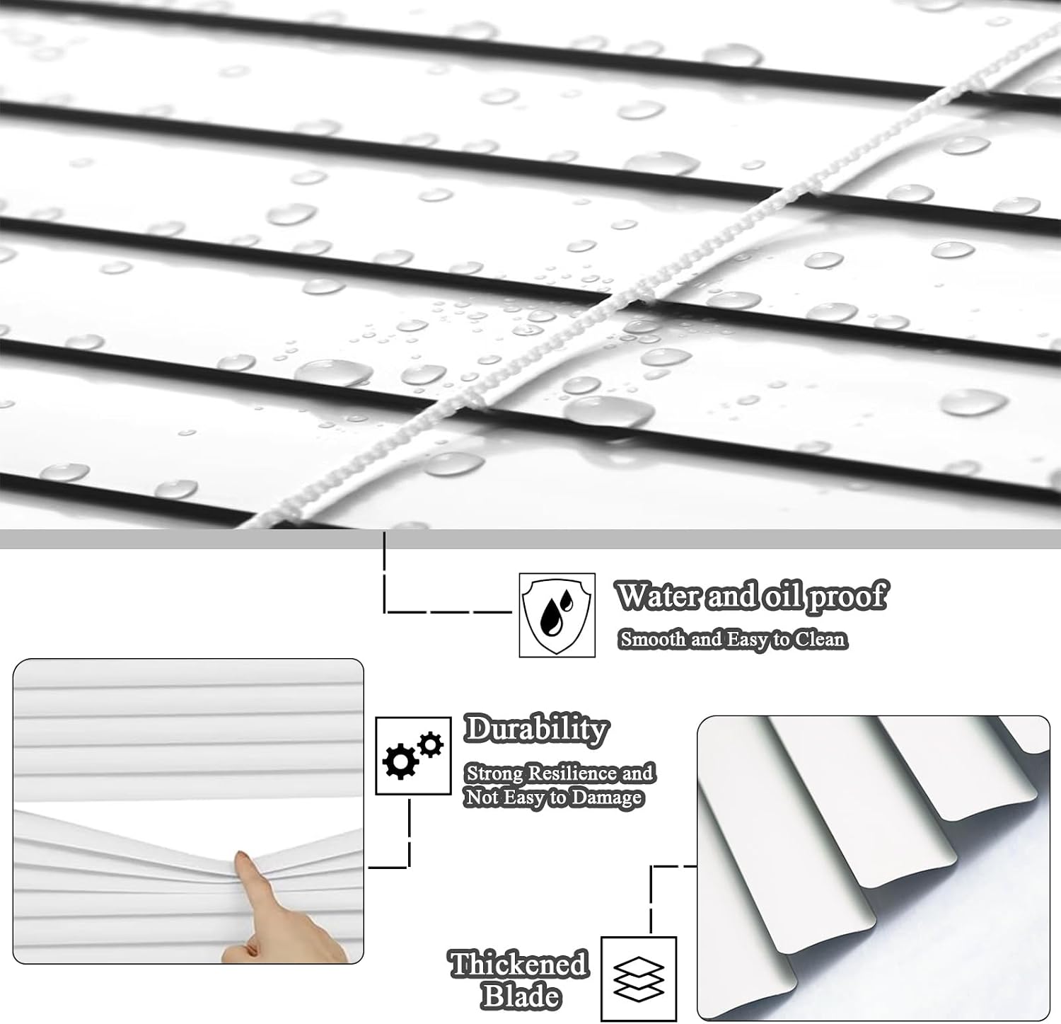 Printed Custom Aluminum Blinds for Indoor Window, Personalized Picture Logo Text 1 inch Horizontal Window Blinds, Anti-UV Adjustment Metal Mini Image Blinds for Office and Home, White(20" W x 72" H)