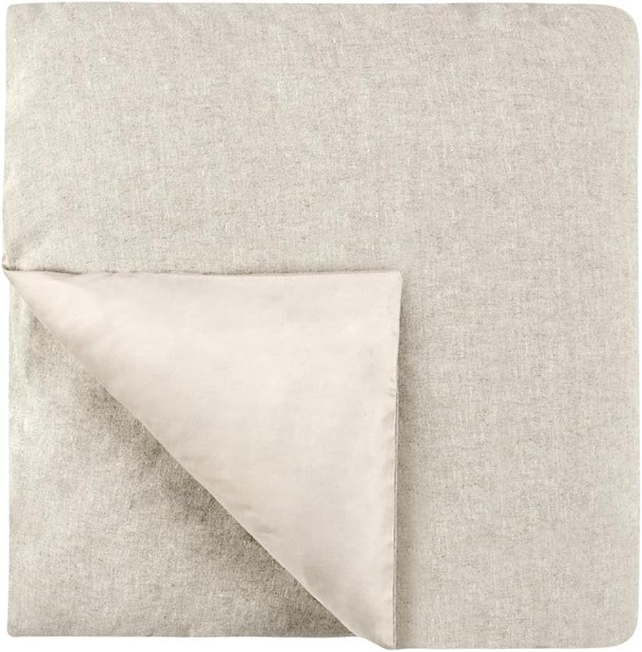 Villa by Classic Home Talia Cotton Linen Blend Natural Queen Duvet