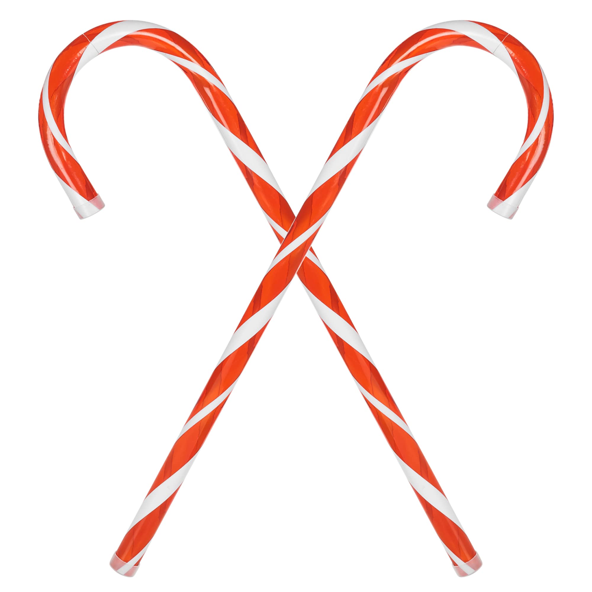 Urbnliving Red And Green Large Plastic Refillable Candy Cane Christmas Tree Decoration Xmas Hanging Décor (2)