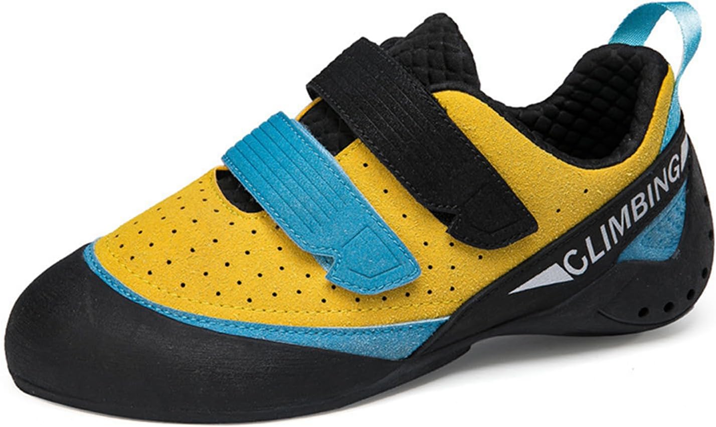 Mens Stylish Anti-Slip Durable Climbing Training Shoes - Women Rock Climbing and Boulder Shoes for Indoor Outdoor