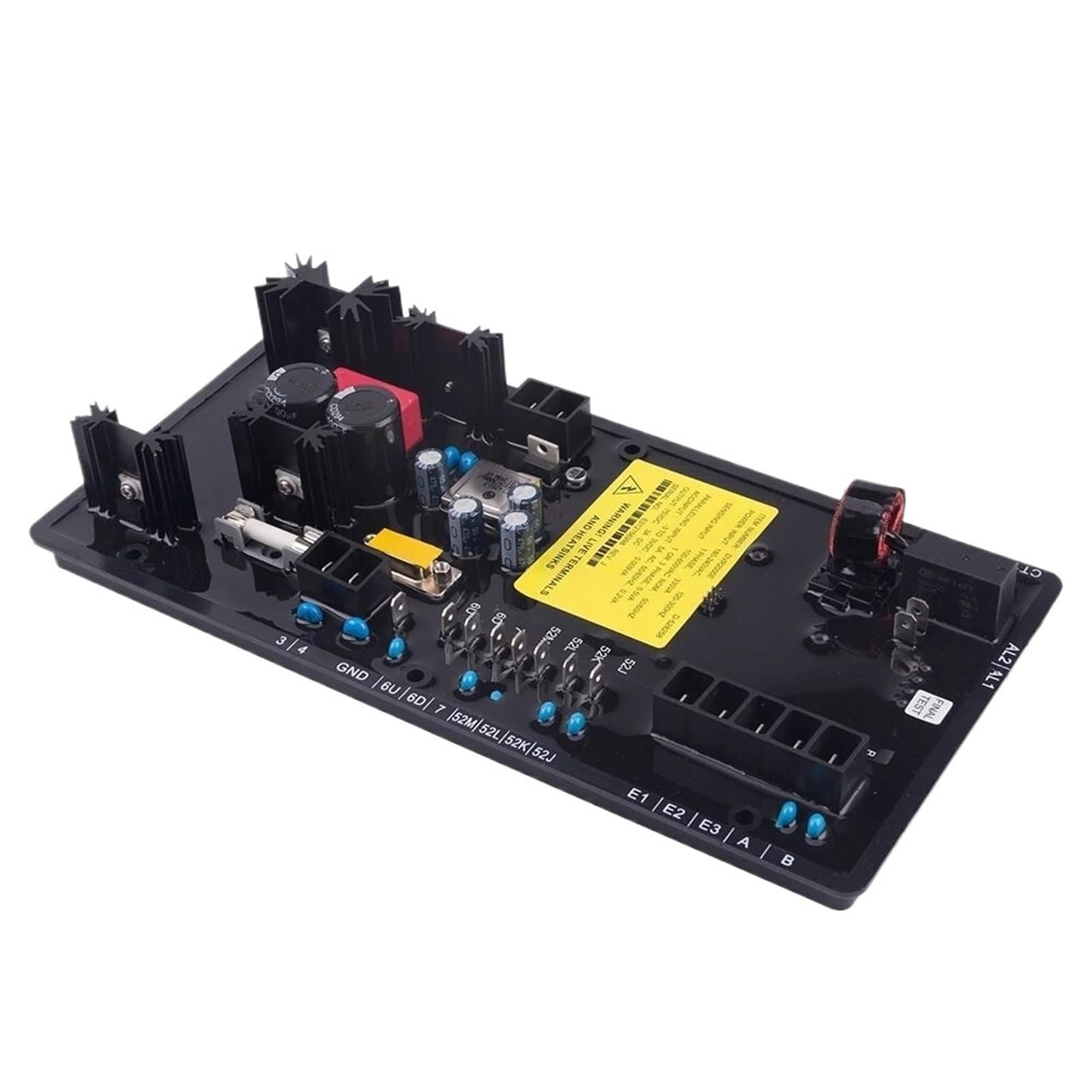 PWANUIGTE 1pcs Diesel Generator Accessories AVR DVR2000E Automatic Voltage Regulator Excitation Board(DVR2000E)
