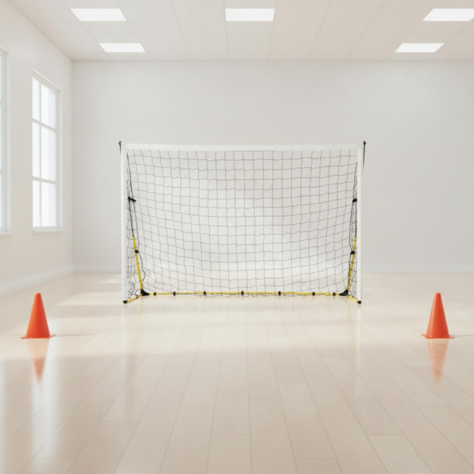 Sharplace Portería Infantil de Fútbol Portátil Plegable Arco Red Meta Entrenamiento con Marco Tubular Desmontable y Malla, Pequeño 1.8m X 1.2m X 0.54m, Portería De Fútbol De Montaje Rápido X-927