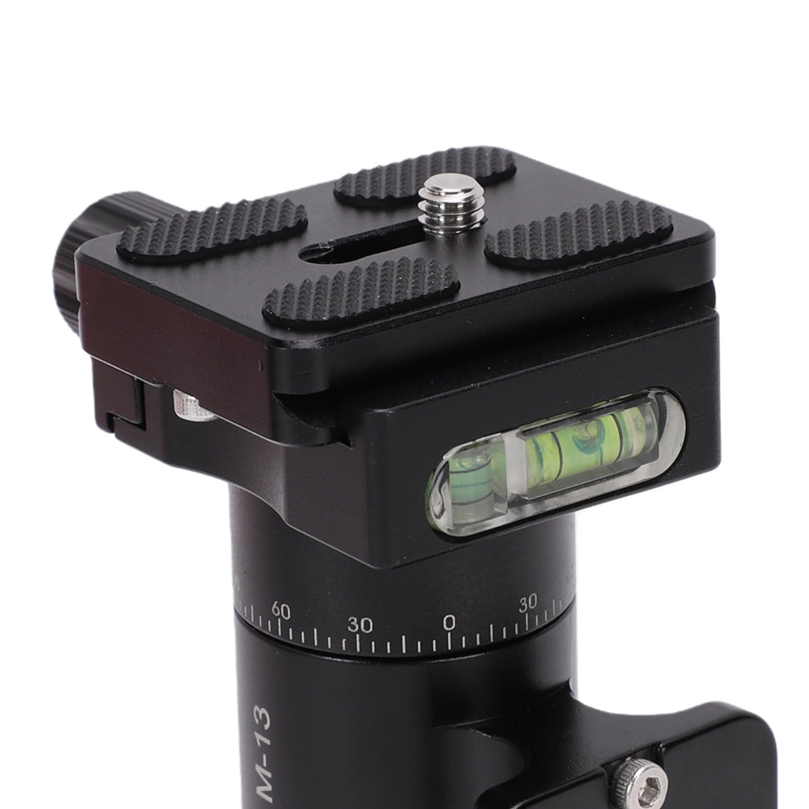 Testa Monopiede in Alluminio, Rotazione 360 Gradi, per Fotocamera | Supporta un carico di 10 kg, si adatta alle piastre a sgancio rapido Arca, design compatto