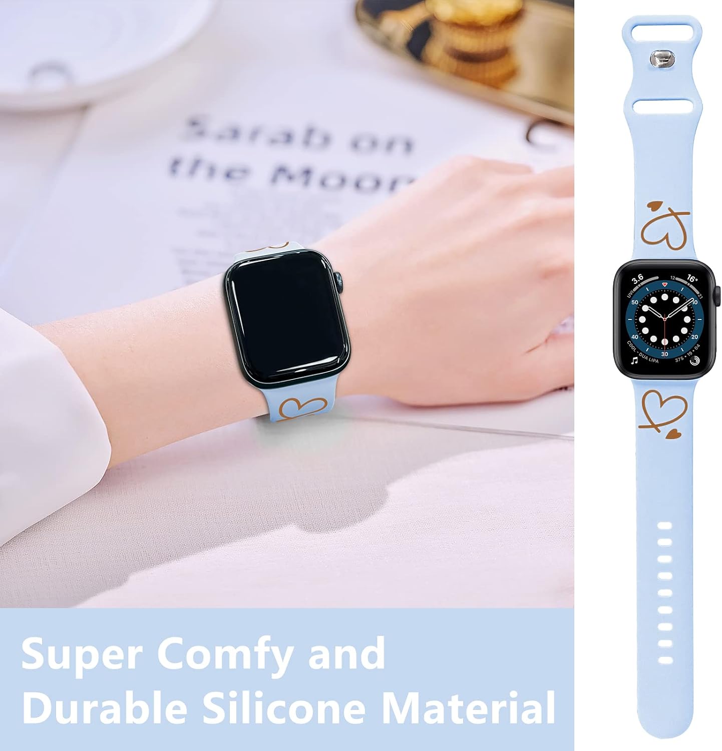 TopPerfekt Strap Compatible with Apple Watch Straps 49mm 45mm 44mm 42mm - Image 4