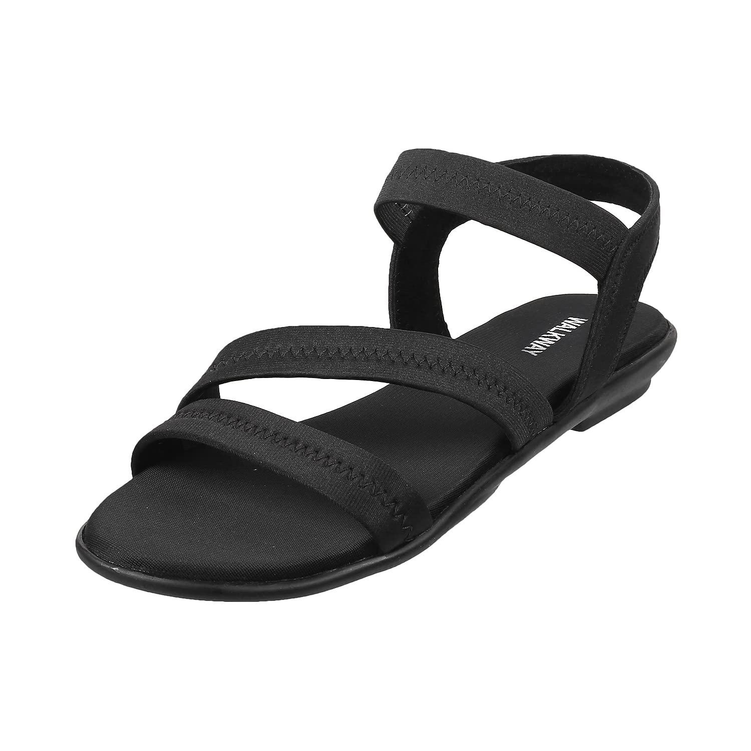 Walkway Womens Synthetic Black Sandals (Size (5 UK (38 EU)) (B0BBLYNVD3) Amazon Price History, Amazon Price Tracker