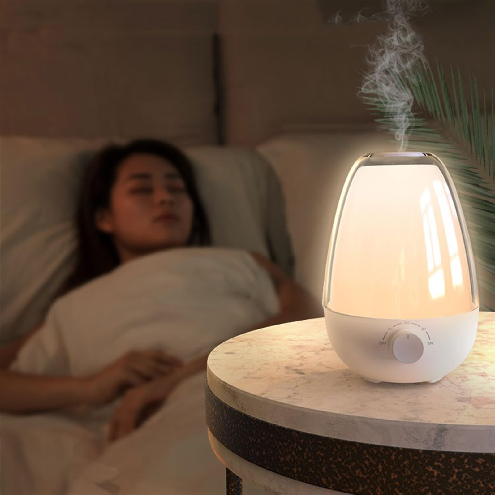 Umidificatore per camera da letto Umidificatore aromatico Casa Camera da letto Nebbia Volume purificazione dell'aria a basso rumore for ufficio Aria condizionata