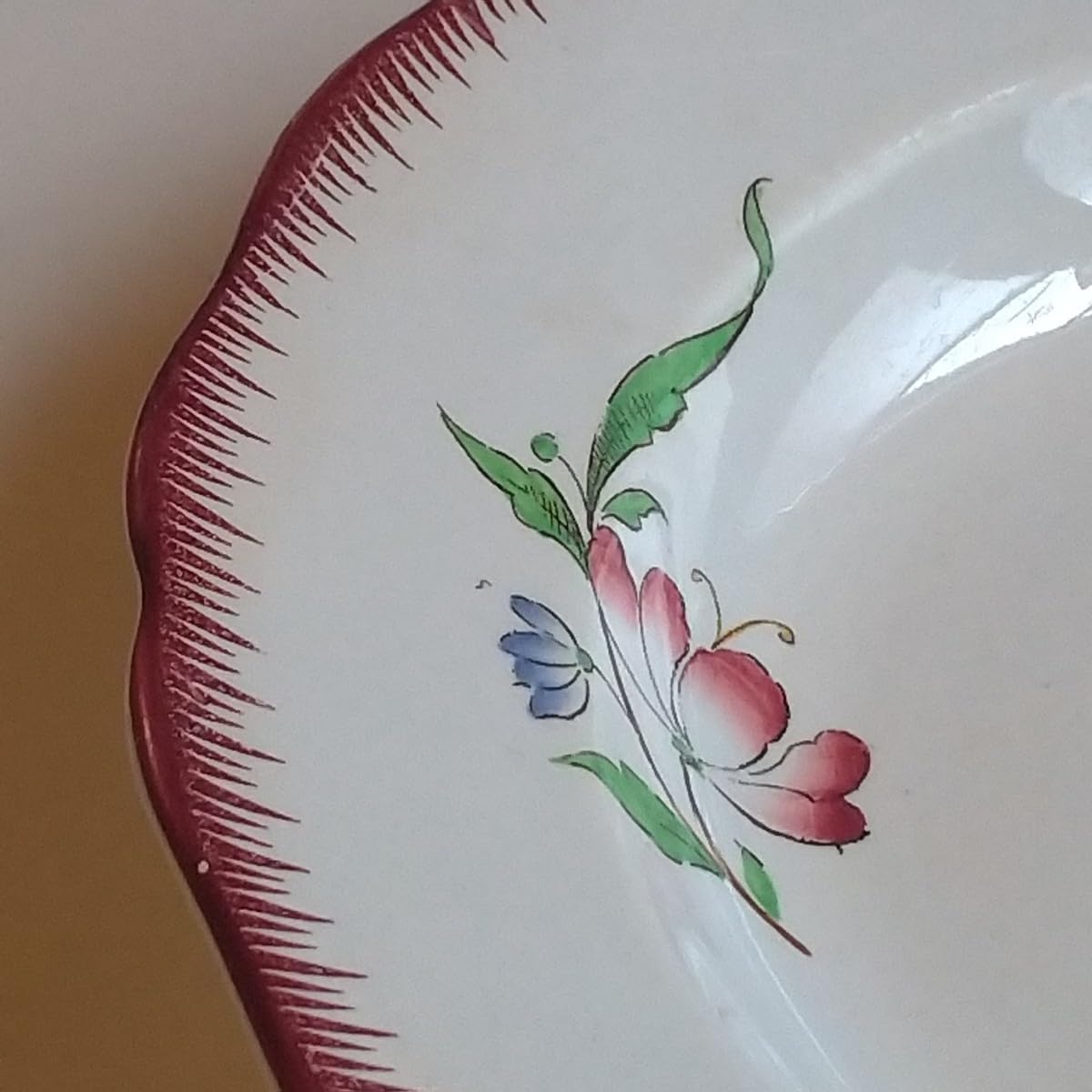 2枚組　サルグミンヌ ROYAT　平皿　フランスアンティーク プレート 2枚組 サルグミンヌ ROYAT 平皿 フランスアンティーク プレート