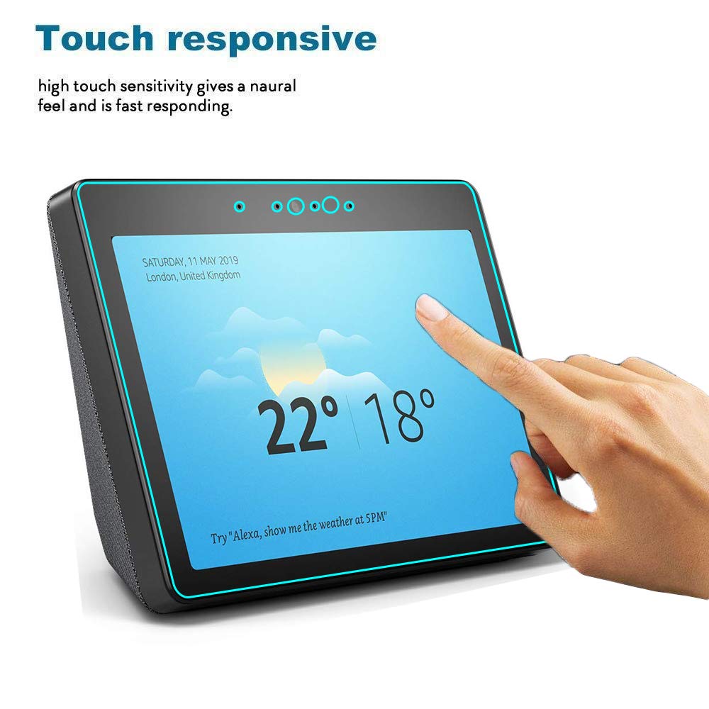 Per Echo Show (1 pezzo) Screen Protector Full Coverage vetro temperato ( Echo Show (1 pezzo), 2PSC