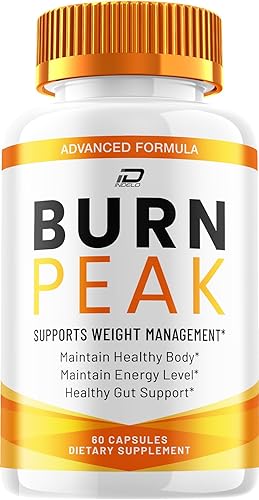 Burn Peak Cápsulas  BurnPeak Natural Blend Fórmula Avanzada 800MG Suplemento Dietético Máxima Fuerza (1 Paquete - 60 Cápsulas)