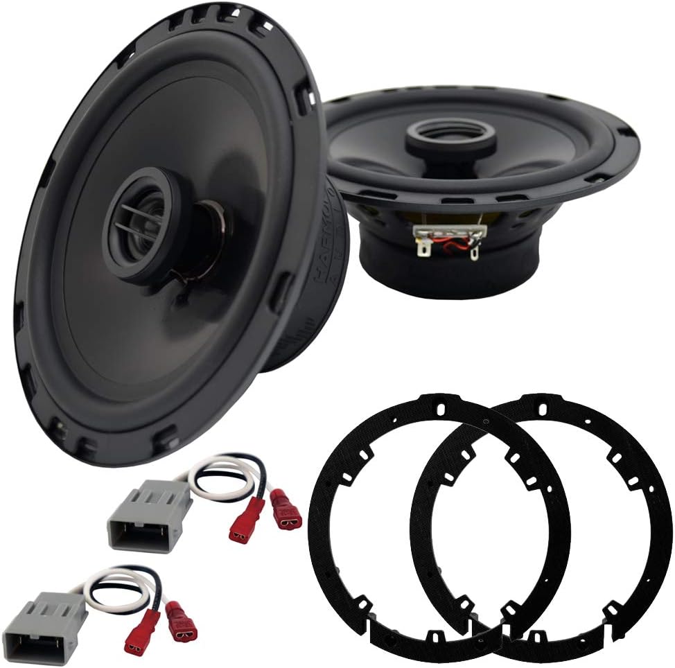 Harmony Audio HA R65 6.5" Front Door Speaker Replacements for Honda Civic 2006–2011