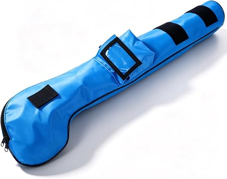 Kids Golf Club Bag, 32.3x3.7in Portable Nylon Waterproof Children Shoulder Bag Soft Foldable Golf Club Travel Pouch for Outdoor Practice Training