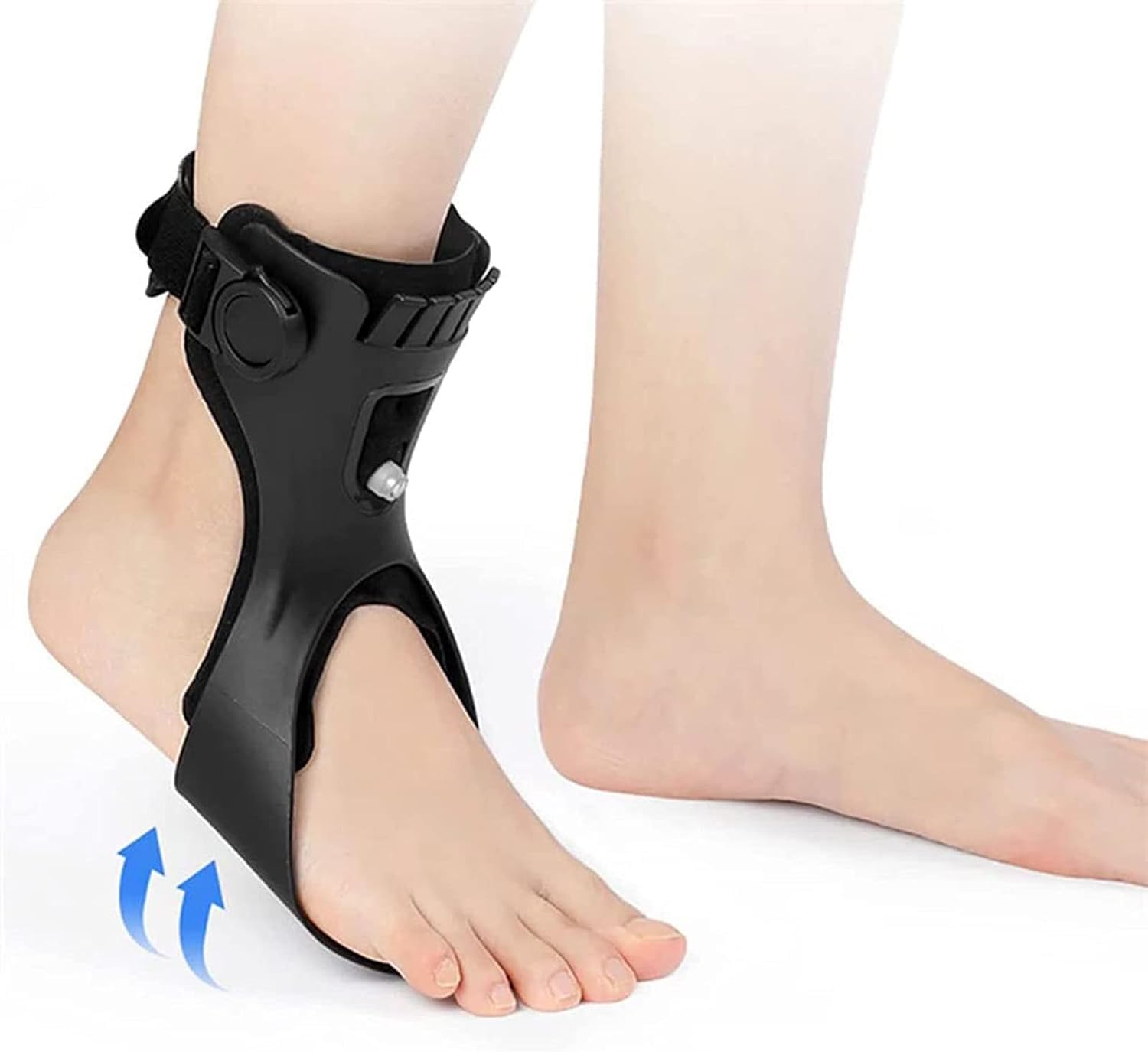 Soporte ortopédico de tobillo con cómoda bolsa de aire inflable, férula para pie caído, ortesis de tobillo y pie para caminar en casos de hemiplejia por accidente cerebrovascular, zapatos para ca
