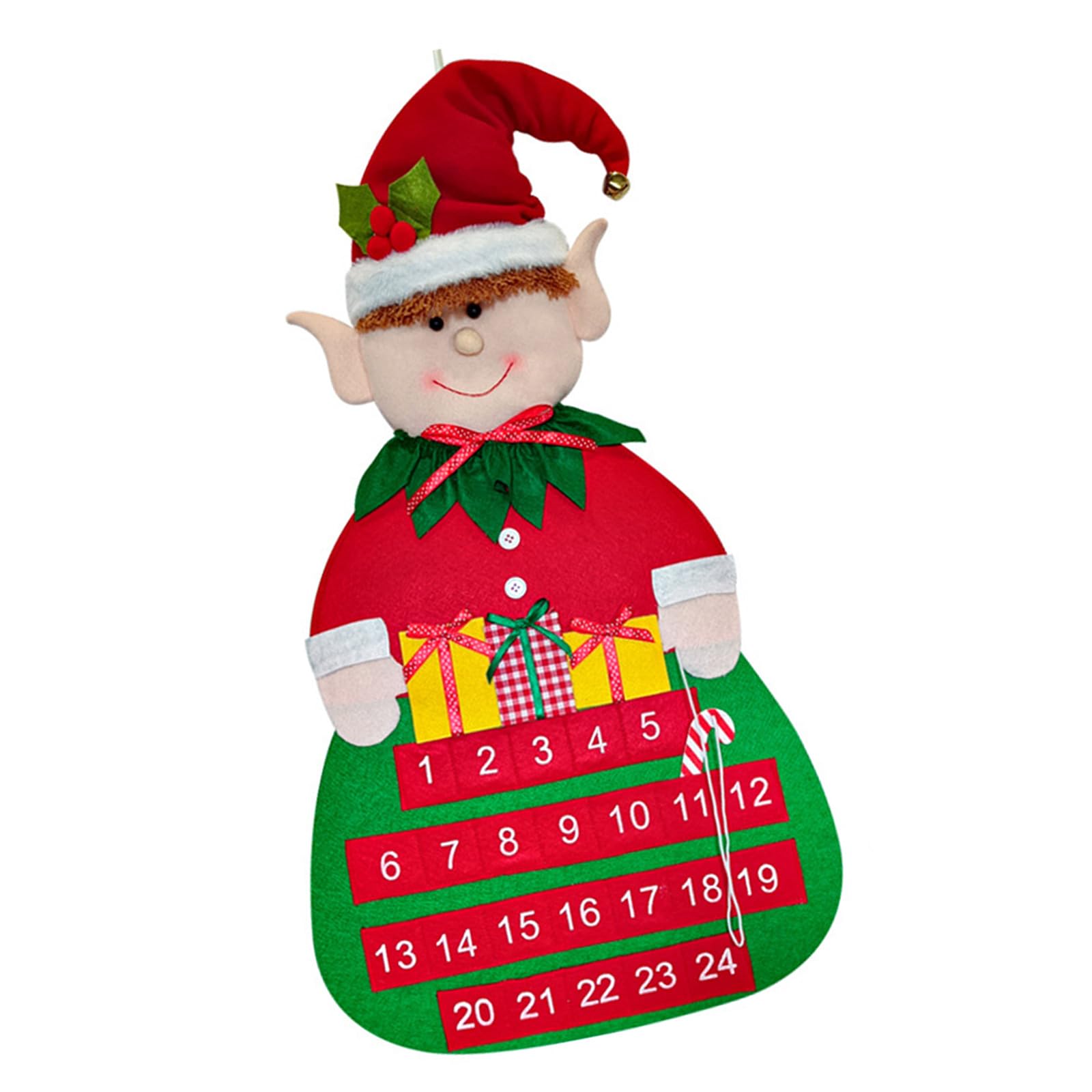 Elnwnnkc Decorative Christmas Tree Advent Calendar Home Decoration Christmas Tree Countdowns Calendar for Kids and Adults Alike Decoration
