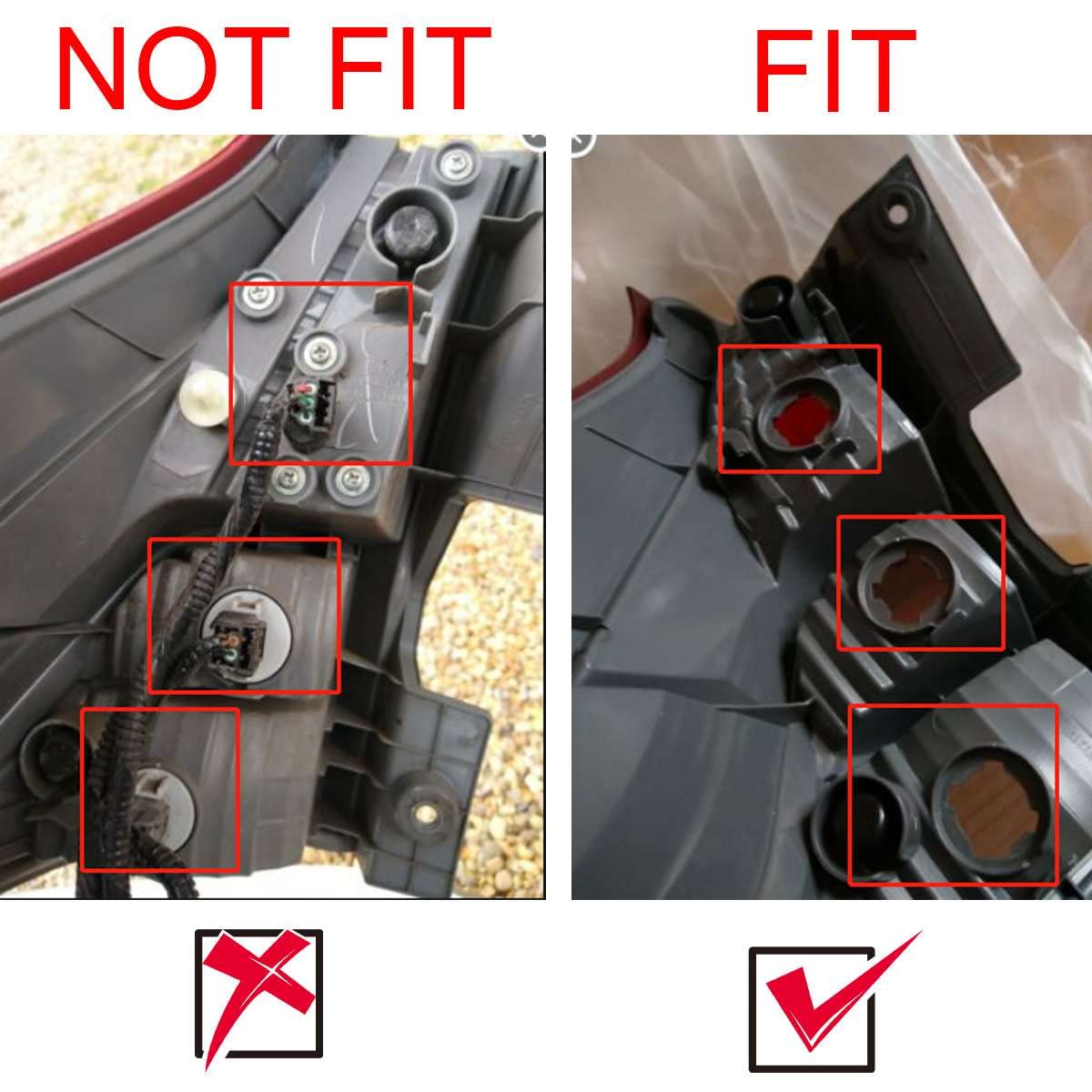 Auto LED Fanale Posteriore Freno Stop Lampada Rosso Parcheggio Luce Retromarcia per Honda CRV 2012 2013 2014