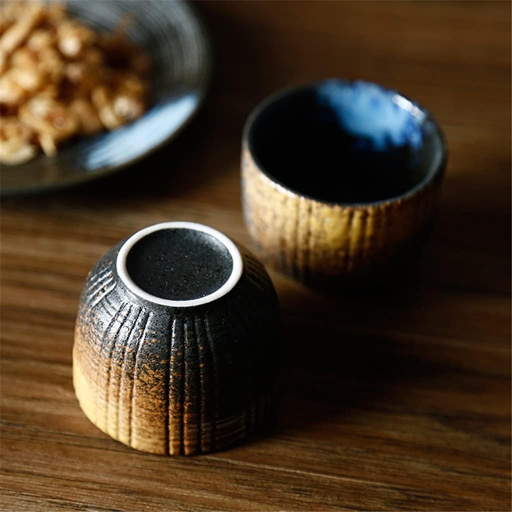 50-250ml Japanese Classical Sake Wine Set Ceramic Art Wine Pot Wine Cup Festival Day Vodka Shudder 1 Hip Flask 2(4) Cups Gift
