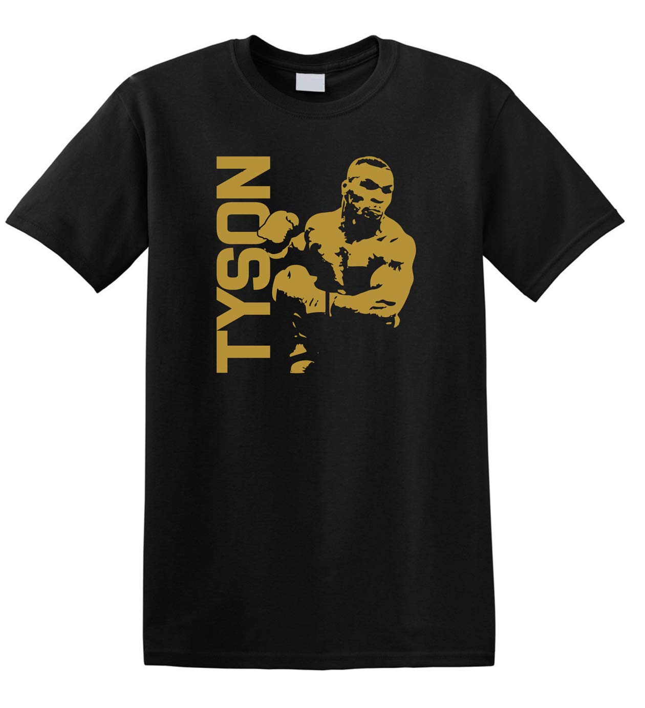 Revolutionary Tees Mike Tyson Boxing Heavyweight Iron Mike Legend Heavy Cotton t-Shirt? Black