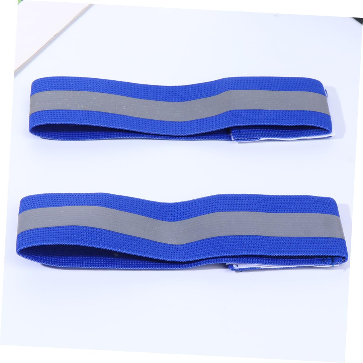 Toddmomy 24pièces Brassard Réfléchissant Luminous Arm Band Sécurité pour Nuit Course Cyclisme Et Jogging Accessoire Extérieur Visibilité Bleu