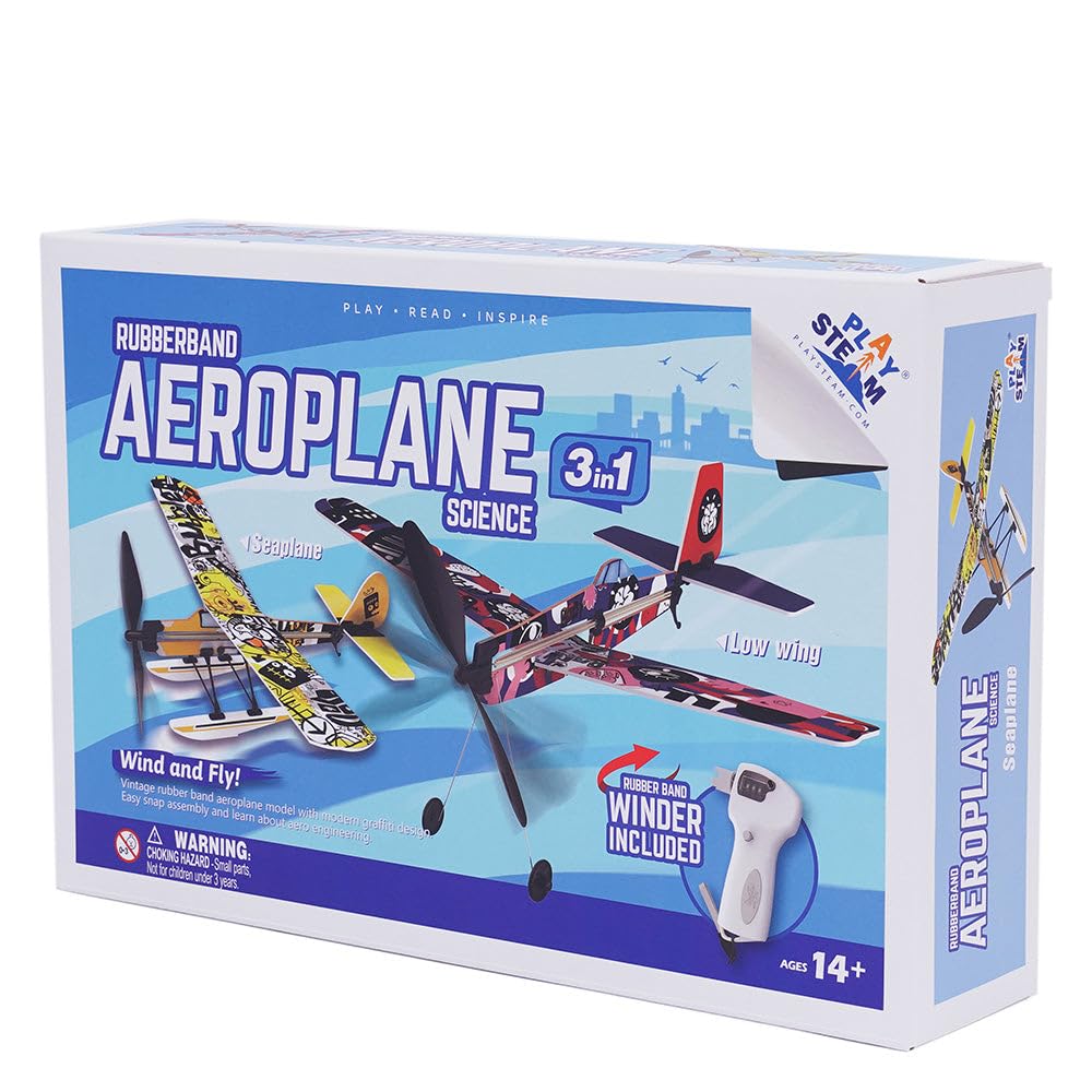 Rubber Band Aeroplane Science 3 in 1