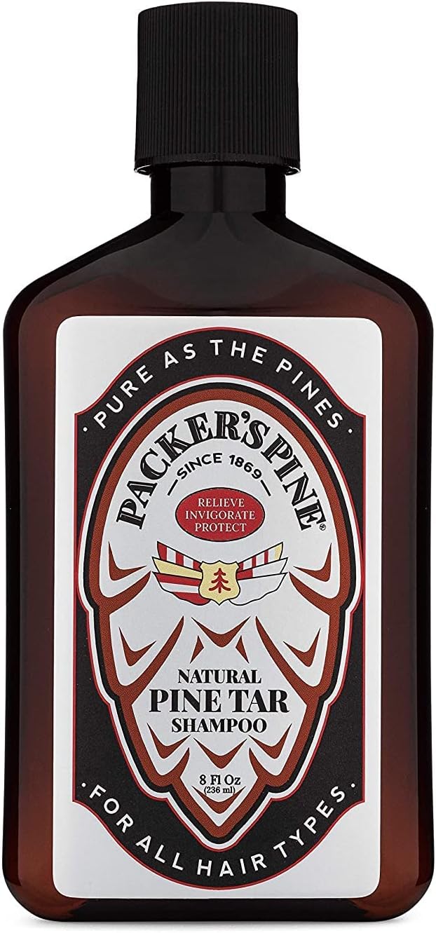 PACKER'S Pine Tar Shampoo 8 oz (Pack of 2)