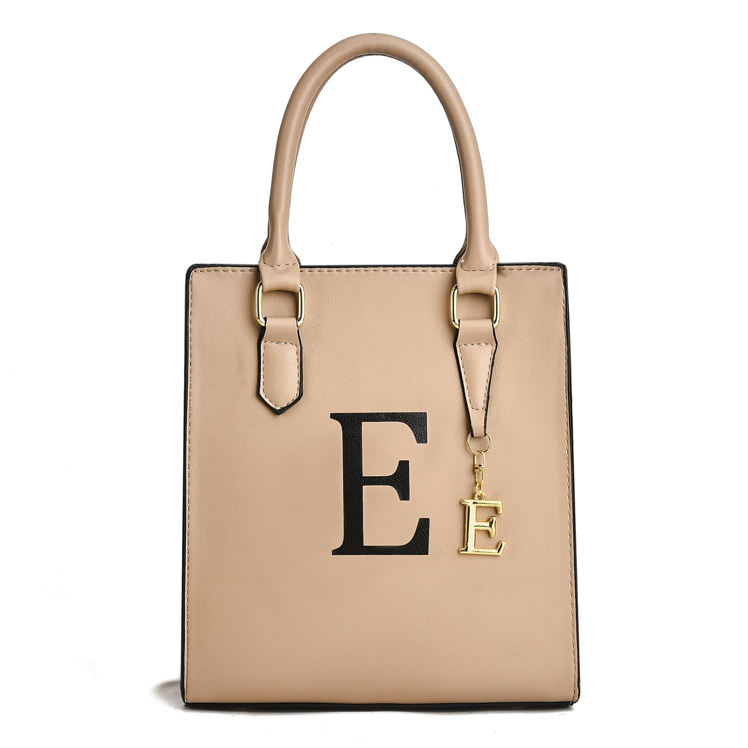 I IHAYNER Women Tote Bags Trendy Personalized Initial Shoulder Bag Top Handle Satchel Purse for Women Crossbody Hobo