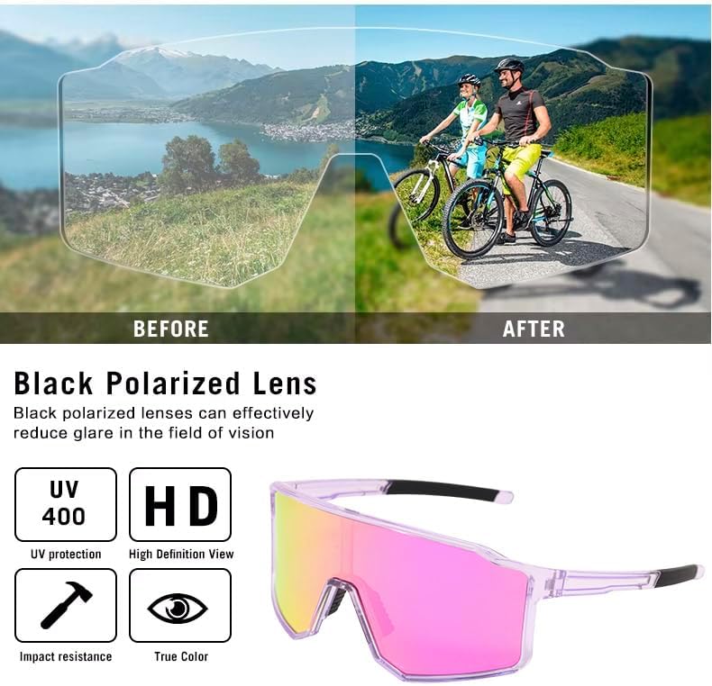 Polarized Sports Sunglasses – TR90 Frame, UV400 TAC Lens for Men & Women Cycling, Running, Fishing, Outdoor use - Image 6