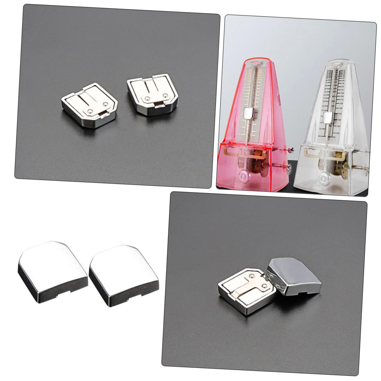 TOYANDONA 10 Pièces Curseur du métronome curseur de métronome de violon métronome de la musique instruments de musique bloc métallique pour métronome bloc coulissant en métal glissière