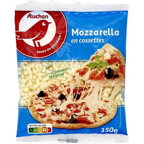 AUCHAN Mozzarella rapée en cossettes 150 g
