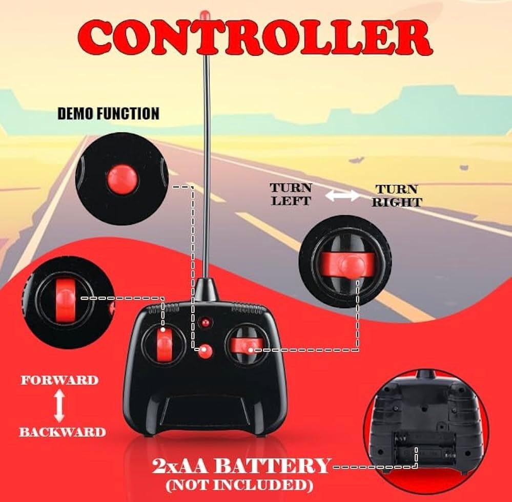 Image of Gaddi 2 Thar Rechargeable Remote Control Car with Song | User-Friendly Rc Toy for Kids |Assorted| Power Source: Lithium Battery in Car (Included) | Musical Car Toy Colour As Per Available in Stock