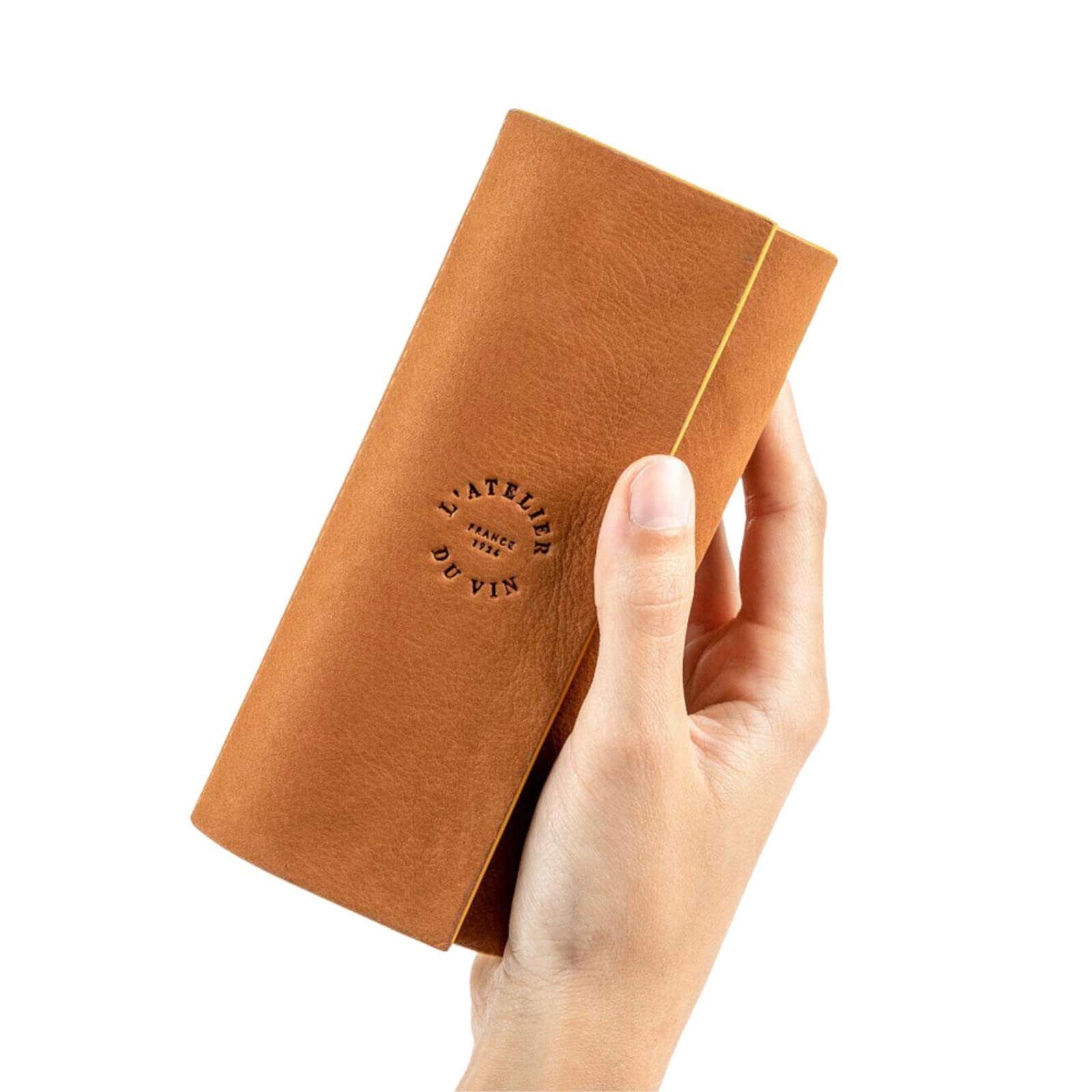 L'atelier Du Vin - Sacacorchos de vino de lujo, caja de regalo de cata de vinos, abridor de botellas de vino de primera calidad, suave, mango de palisandro, llave hecha a mano con funda de piel de