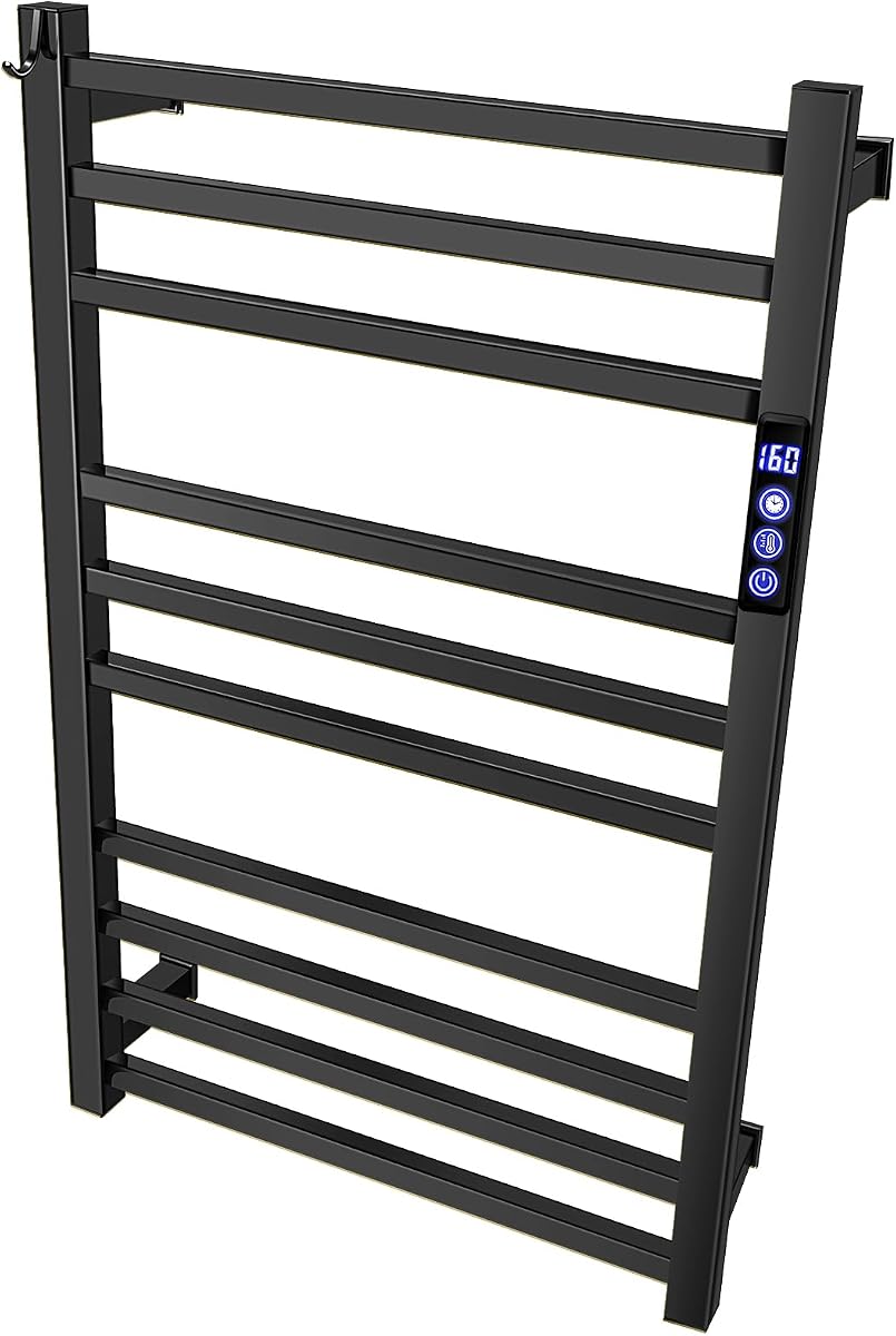 XBVV Black Towel Warmer Rack