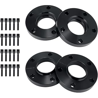 GEARMONSTER 4x Wheel Spacers 15 mm and 20 mm Wheel Spacers LK 5 x 120 mm
