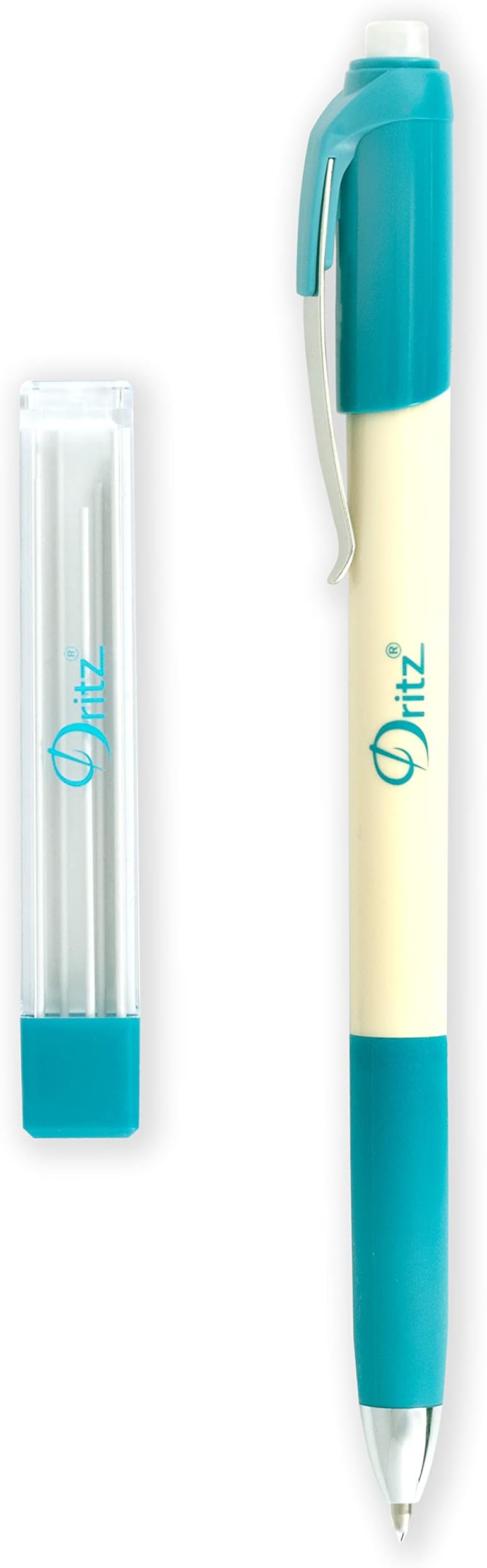 Mechanical, 0.9mm, White Fabric Pencil Set, Multicolor, 1 Count (Pack of 1)