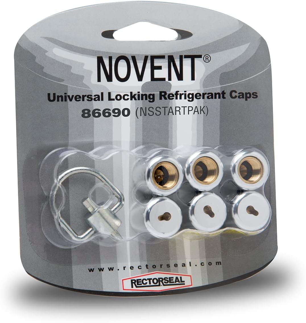 RectorSeal Novent 86690 Universal Starter Pack with Key, High Quality, HVAC