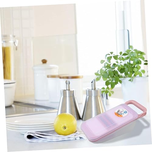 Miniatura 8 de Rallador grueso multifunción con caja, rallador de zanahoria de mano y triturador de verduras para cocina para cepillado de frutas y verduras,