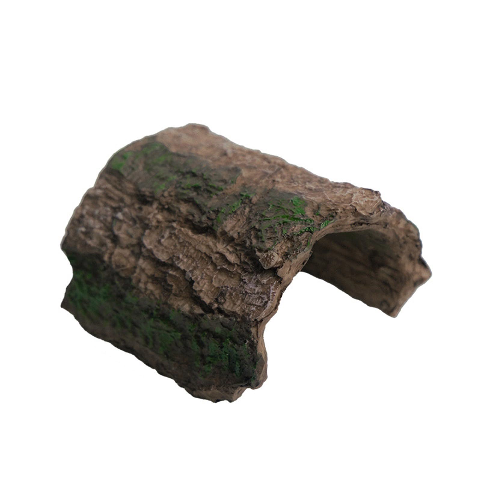 Jazuaiao Resin Driftwood Aquariums Decoration Life Like Tree Stump Hidings Tree Hole for Fishtanks Terrarium Landscape Accessory Hideouts Cave Decors