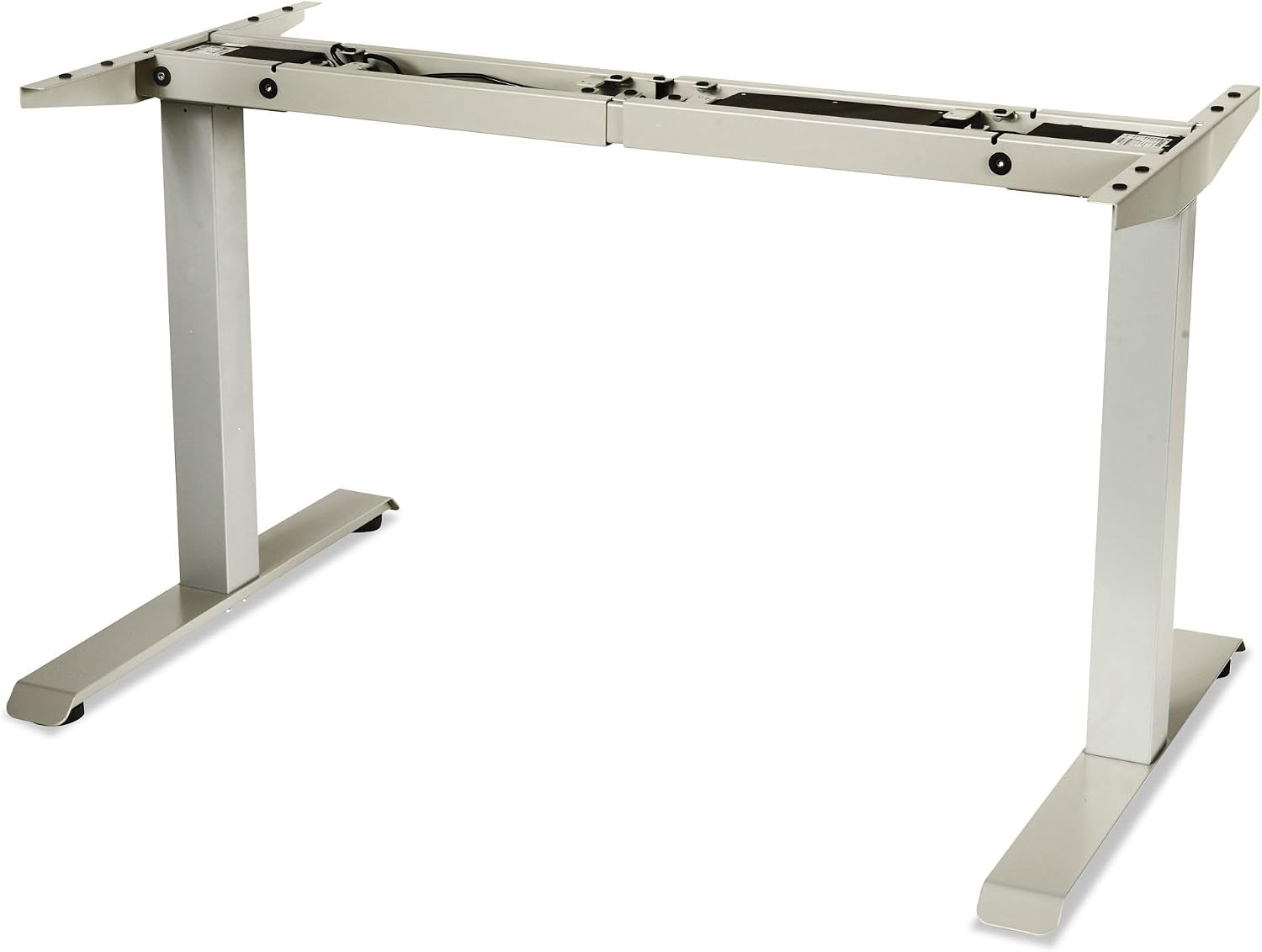 Alera AdaptivErgo Sit-Stand Two-Stage Electric Height-Adjustable Table Base, 48.06" x 24.35" x 27.5" to 47.2", Gray