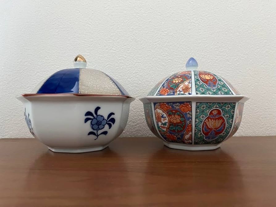 有田焼　蓋つき皿20枚　鰻　焼き物 陶磁器製 牡丹文 8寸兜皿 17・24cm（青）有田染付シリーズ M.STYLE